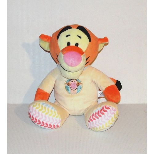 Tigrou En Pyjama Jaune Disney Peluche Doudou Tigre 29 Cm