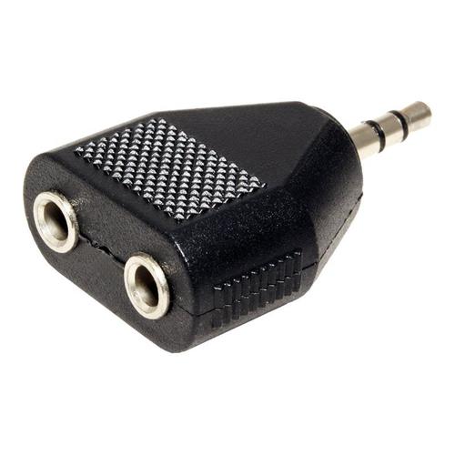 Rotronic VALUE - Répartiteur audio - mini jack stéréo femelle pour mini jack stéréo mâle - noir