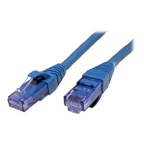 Roline - Cordon de raccordement - RJ-45 (M) pour RJ-45 (M) - 2 m - UTP - CAT 6a - sans halogène, moulé, bloqué - bleu
