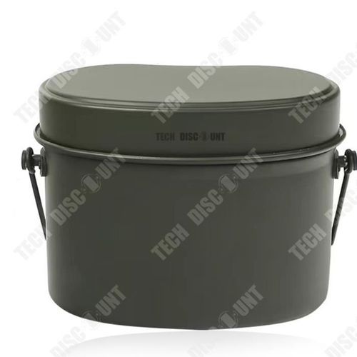 Td® Boîte À Lunch Bento Extérieure Vaisselle D'entraînement Militaire Boîte À Lunch Double Couche Boîte À Lunch Militaire En Alumini