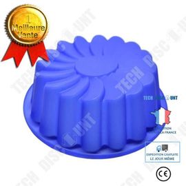 Td®Moule À Gâteau Moule À Gâteau En Silicone De Type Fleur Ustensiles De Fuisine-0541 Anti-Adhésif Bleu Nettoyage Facile Compatibles