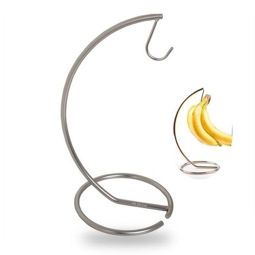 Td® Corbeille A Banane Porte Fruits Raisins Etage Noir Design Panier Stockage Decoration Moderne Support Salle A Manger Rangement