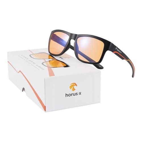 Horus X - Lunette Anti Lumière Bleue Gaming S - Lunette Gaming Enfants, Ados, Femmes - Lunettes Repos Filtre Protection Ultime - Anti Lumière Bleue Ecrans (Jeux Vidéos Console Ordinateur Pc) - Esport