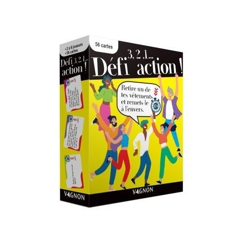 3, 2, 1... Défi Action ! - Avec 56 Cartes