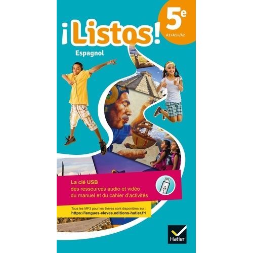 Espagnol 5e ¡Listos! - Clé Usb Classe (1 Clé Usb)