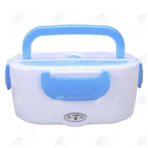 Htbe® Chauffage Voiture Boîte À Lunch Chauffage Électrique Isolation Acier Inoxydable Appareils De Cuisine Deux En Un À Double Usage