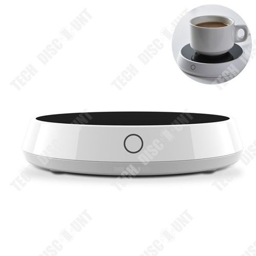 Td® Sous-Verre Chauffant Base Thermique Bureau Chauffe-Lait Céramique Tapis De Table Tasse Coussin Chauffant Par Gravité