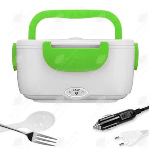 Htbe® Boîte À Lunch Voiture Boîte À Lunch Chauffante Électronique Boîte À Bento Boîte À Lunch Électrique En Acier Inoxydable Pour Vo