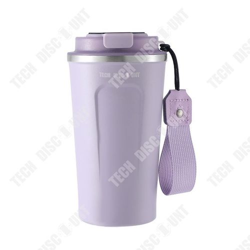 Td® Tasse À Café 510ml En Acier Inoxydable 304 Tasse À Isolation Intelligente Avec Sangle De Transport Tasse Portable Pour La Voitur