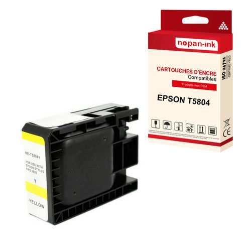 NOPAN-INK - x1 Cartouche compatibles pour EPSON T5804 (C13T580400) compatibles EPSON Epson Stylus Pro 3800 Stylus Pro 3880