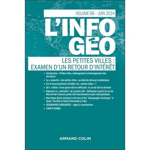 Les Petites Villes : Examen D'un Retour D'intérêt