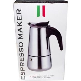 Cafetière Italienne En Inox 9 Tasses Espresso Maker