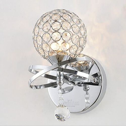 Applique Murale Cristal - Popspo - Blanc - E14 Socket - 40w - Intérieur