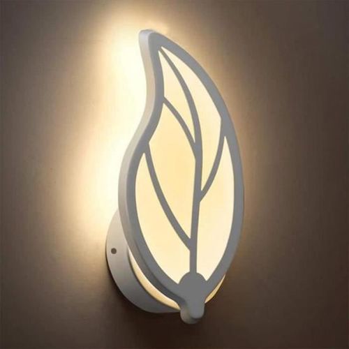 Applique Murale Intérieur, Lumière Moderne Simple, Chambre, Salon, Les Lampes De Nuit (Blanc Chaud, 1pcs)