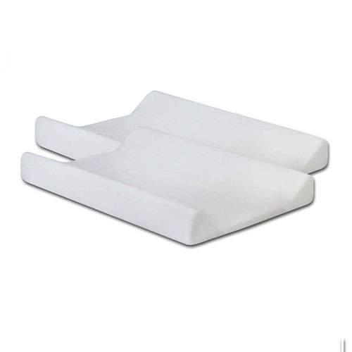 Lot De 2 Housses Matelas À Langer 50x70cm White - Jollein