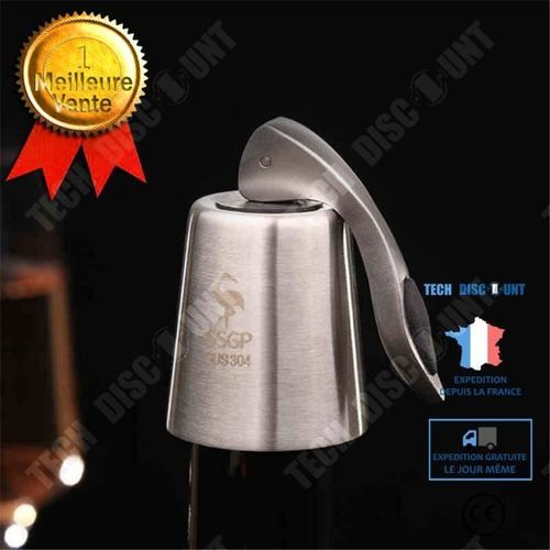 Td® Bouchon Étanche Pour Grands Crus Vins Résistant Utilisation Simple Sanitaire Élégant Décoration Cadeau Boisson
