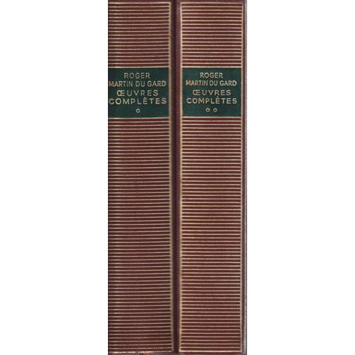 Roger Martin Du Gard La Pléiade Oeuvres Complètes En 2 Volumes