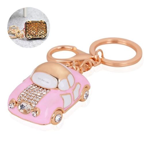 TD® Porte-clé bijoux femme en forme de voiture cuivre décoration mignon cadeau clef anniversaire ancien pendentif maison petit origi