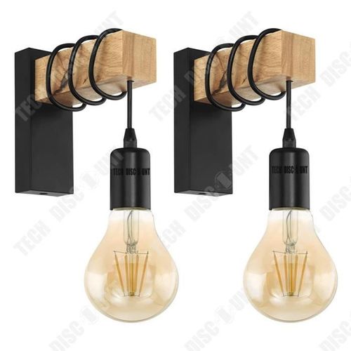 Td® Applique Murale En Fer Forgé En Bois Applique Murale En Verre Minimaliste Moderne Salon Chambre Étude Allée Applique Murale Créa