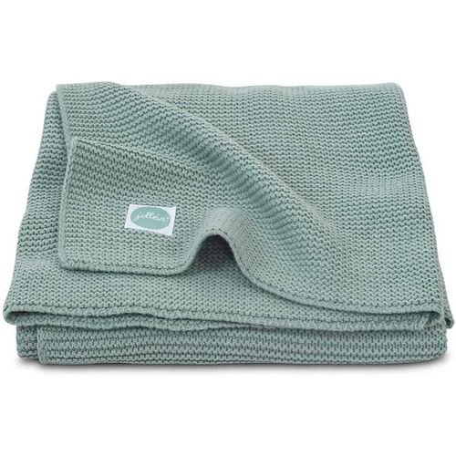 Couverture Bébé Tricot 75x100 Cm Forest Green - Jollein