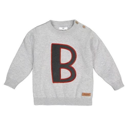 Pull Col Rond Imprimé B Devant (La Redoute)