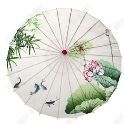 TDï¿½ Parapluie en tissu de soie chinois Parapluie dï¿½coratif de style classique Parapluie en papier ï¿½ l'huile Parapluie dï¿½coratif