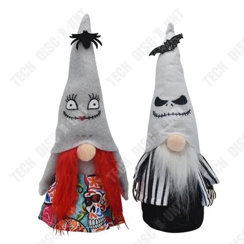 Td® Décoration D'halloween 2pcs 30*12*6.5cm Poupée Sans Visage Accessoires D'horreur Convient À La Décoration D'halloween