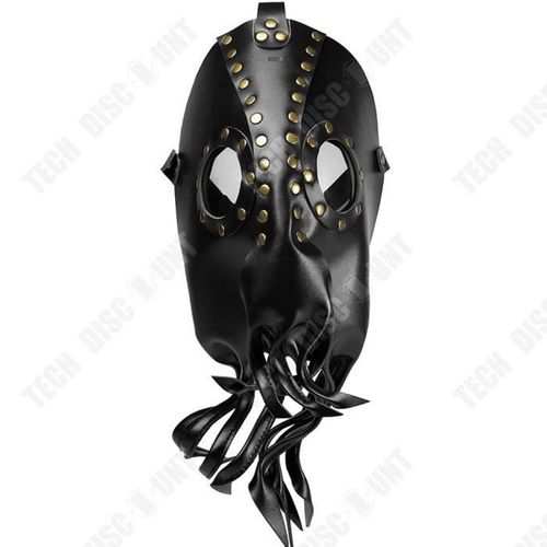 Td® Coiffe De Pieuvre D'halloween Pieuvre Effrayante Masque D'horreur Style Punk Sombre Convient Pour La Fête D'halloween