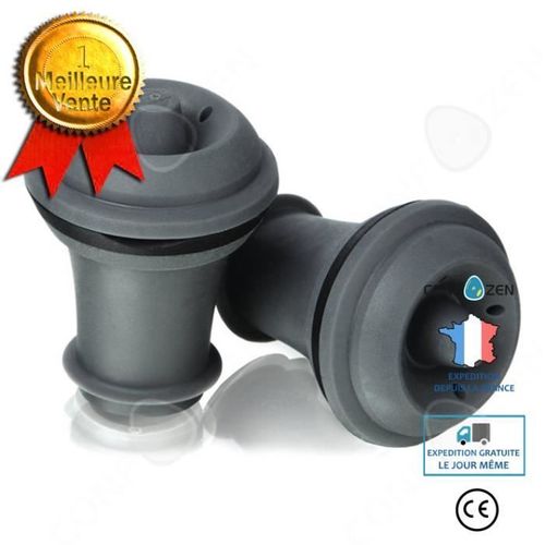 Confo® 2 Morceaux De Bouchon De Vin, Bouchon De Vin Airless, Bouchon De Champagne, Bouchon De Conservation Domestique, Bouchon De