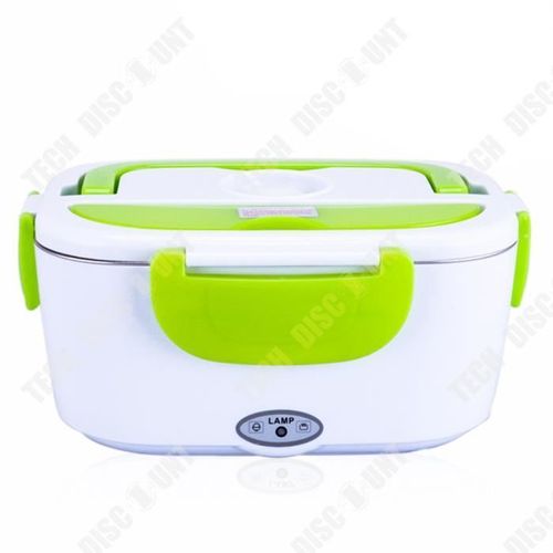 Td® Chauffage Électrique Isolation Chauffage Voiture Boîte À Lunch Maison Voiture Double Usage En Acier Inoxydable Appareils De Cuis