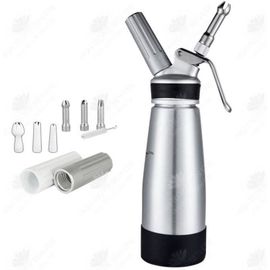 Htbe® Pistolet À Crème 500ml All-Aluminium Silicone Gâteau Café Crème Glacée Dessert Maison Fantaisie Décoration Dispositif
