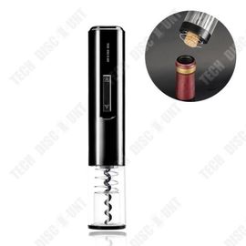 Td® Ouvre-Bouteille Électrique Maison Vin Ensemble De Vin Automatique Liège Noir Ouvre-Boîte Cadeau De Vacances