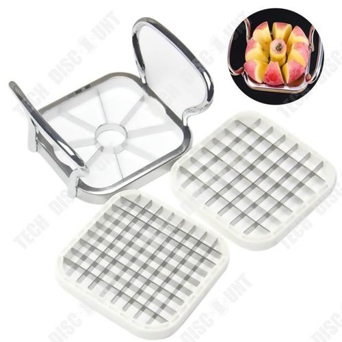 Td® Trancheuse De Pommes De Terre Coupe Frites En Dés En Acier Inoxydable Fruits Coupés Tranches De Concombre Jambon Saucisse