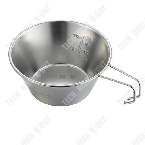 Td® Gobelet À Neige En Acier Inoxydable Pour Pique-Nique En Plein Air, Facile À Transporter Pour Manger Et Faire Bouillir De L'eau