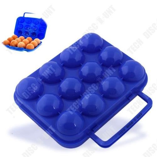 Td® Boîte À ¿Ufs Spéciale Camping En Plein Air 12 Paquets Boîte À ¿Ufs Portable Pince À ¿Ufs Anti-Cassé Plateau À ¿Ufs