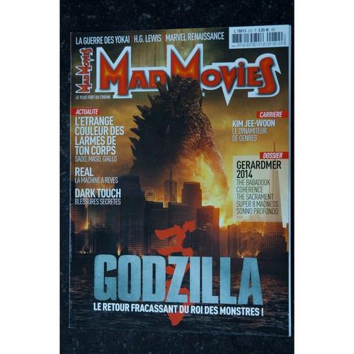 Ciné Fantastique Mad Movies N°272 Mars 2014 Godzilla La Guerre Des Yokai H.G. Lewis Marvel Renaissance