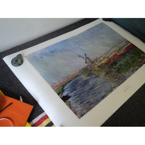 Champs De Tulipes En Hollande De Claude Monet: Reproduction D'art.