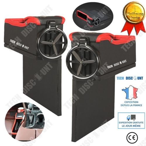 TD® Boîte de rangement voiture siège voyage tissu véhicule qualité supérieure organisateur poches durable support imperméable grand