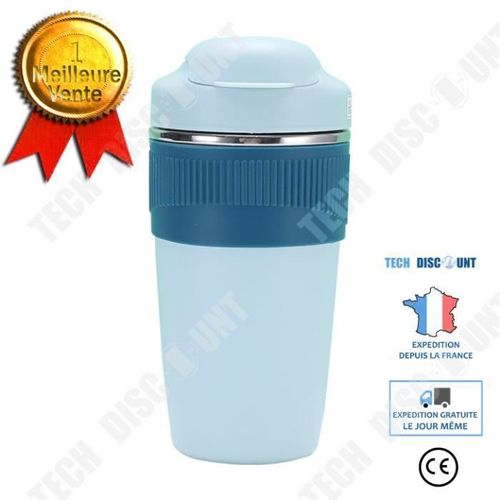 Td® Tasse À Café Fiole À Vide À Main Fiole À Vide À Double Boisson Acier Inoxydable Tasse À Eau Créative À La Mode Tasse À Paille Si