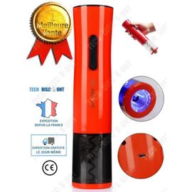 Td® Tire Bouchon Électrique Professionnel Rechargeable Ouvre-Bouteille Vin Rouge Décapsuleur Automatique Beau Design Ouverture Rapid