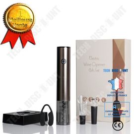 Td® Ouvre-Bouteille De Vin Ouvre-Bouteille Avec Socle De Chargement Ouvre-Bouteille Automatique À Induction Ouvre-Bouteille En Quatr