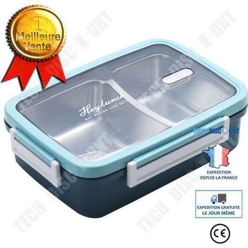 Td® Boîte À Bento Employé De Bureau Étudiant Boîte À Lunch En Acier Inoxydable 304 Boîte À Lunch Portable À Isolation Fendue