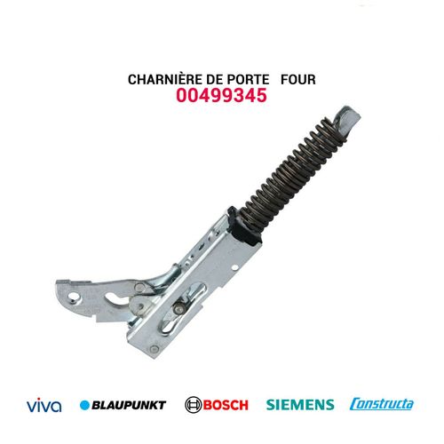Charnière de porte four - 00499345 - Bosch Siemens Neff Constructa