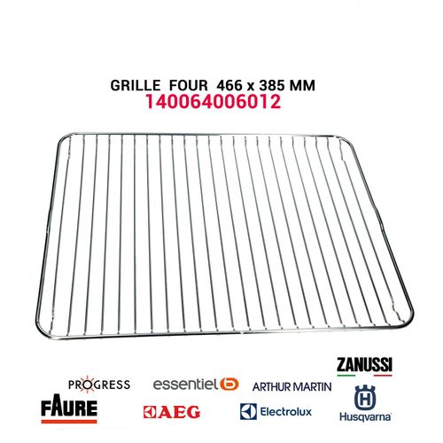 Grille 466x385mm - 3878861016 - Four ELECTROLUX AEG Zanussi FAURE Progress