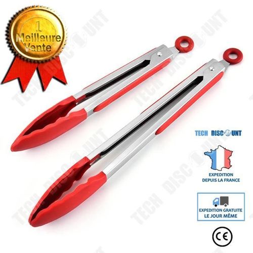 Td® 2pcs Pinces De Cuisine Professionel Pince Bbq,Barbecue Ustensile De Cuisine