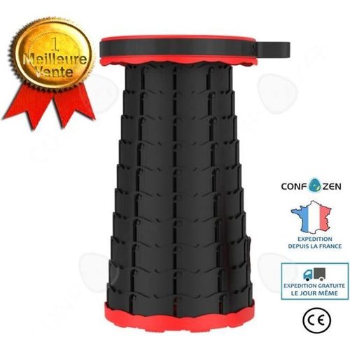 Confo® Chaise Pliante Extérieure Camping Portable Voyage Chaise De Camping Tabouret Télescopique