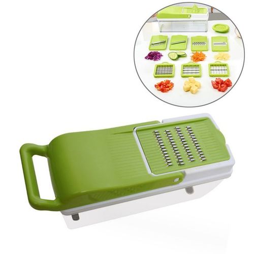 Td® 11 En 1 Multifonction, Coupe-Légumes Moulinette Éplucheur Couteau Accessoires Cuisine Manuel Acier Inoxydable Cadeau