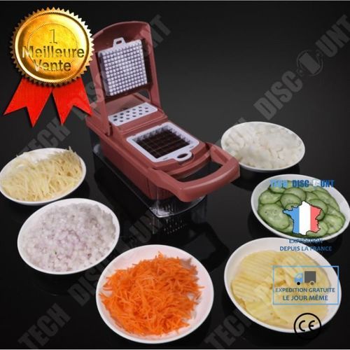 Td® Ustensiles De Cuisine Shredder Hachoir À Légumes Hachoir Manuel Rouge