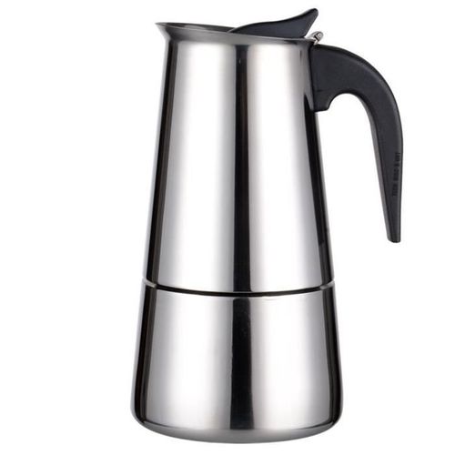 Td® Cafetière Italienne À Grain Contenance Accessoire De Cuisine Café Thé Café Au Lait Conception Solide Couleur Grise