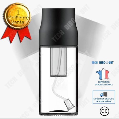 Td® Pulvérisation D'huile De Type Poussoir Bouteille D'huile De Pulvérisation De Cuisine Bouteille D'huile De Sésame Transparente